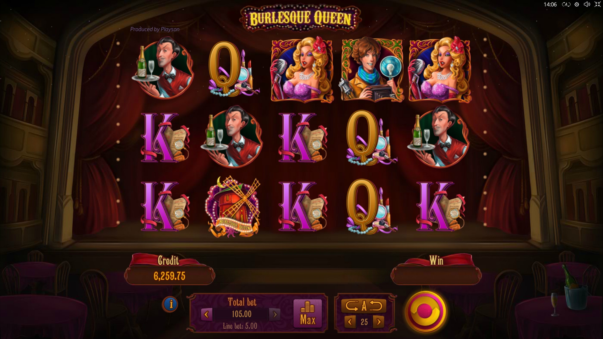 Burlesque Queen (Burlesque Queen) from category Slots
